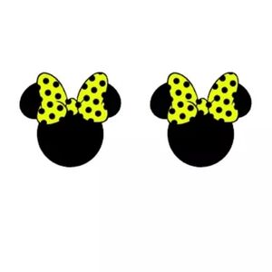 3/$20 Adorable Minnie Shrink Plastic Stud Earrings